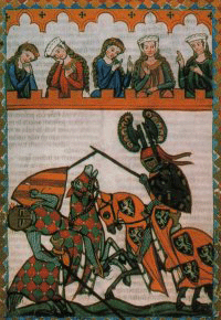 Миниатюра. Германия, ок. 1330 года